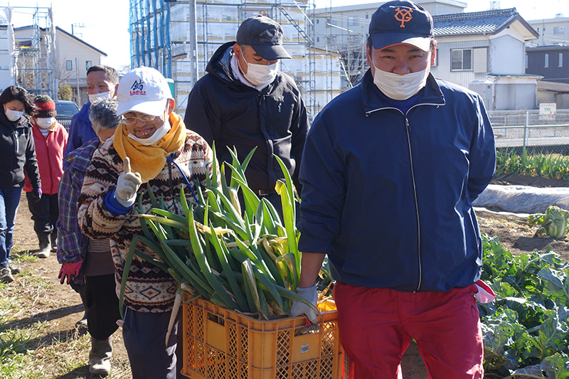 農耕班　作業のようす