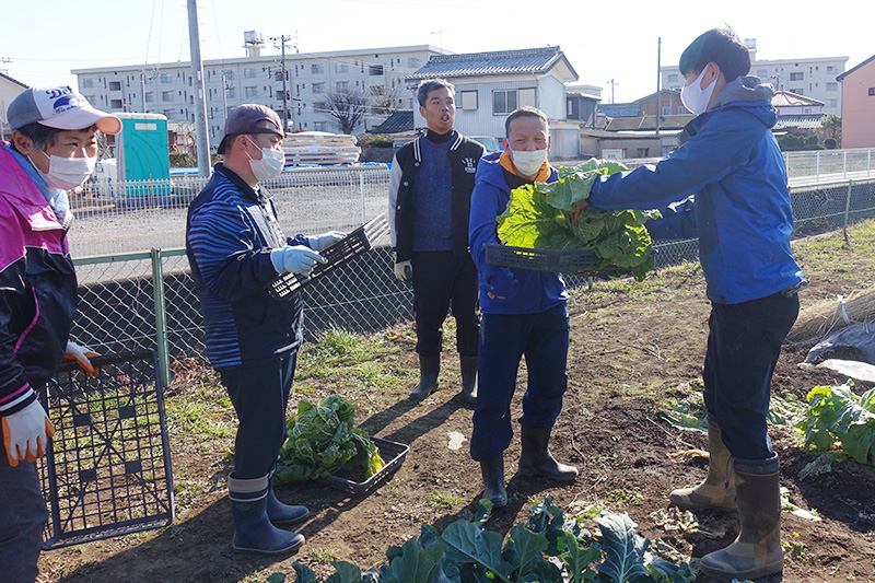 農耕班　作業のようす