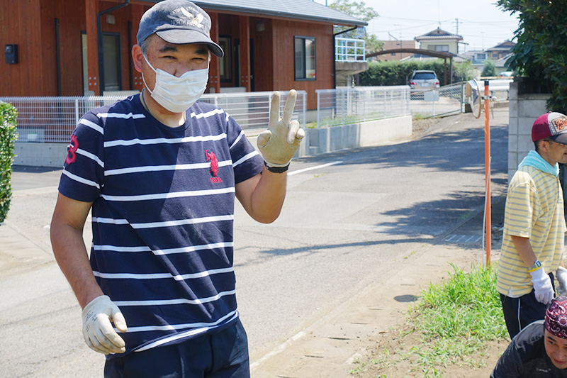 農耕班　作業のようす