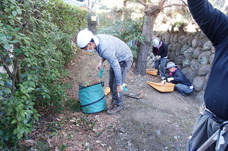 請負　作業のようす