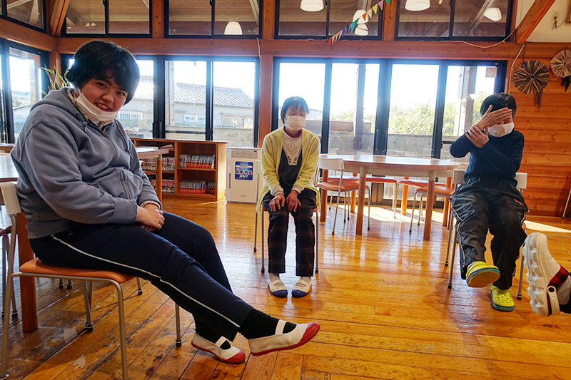 余暇、療育活動のようす