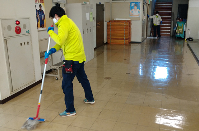 【公共施設清掃】業務の写真
